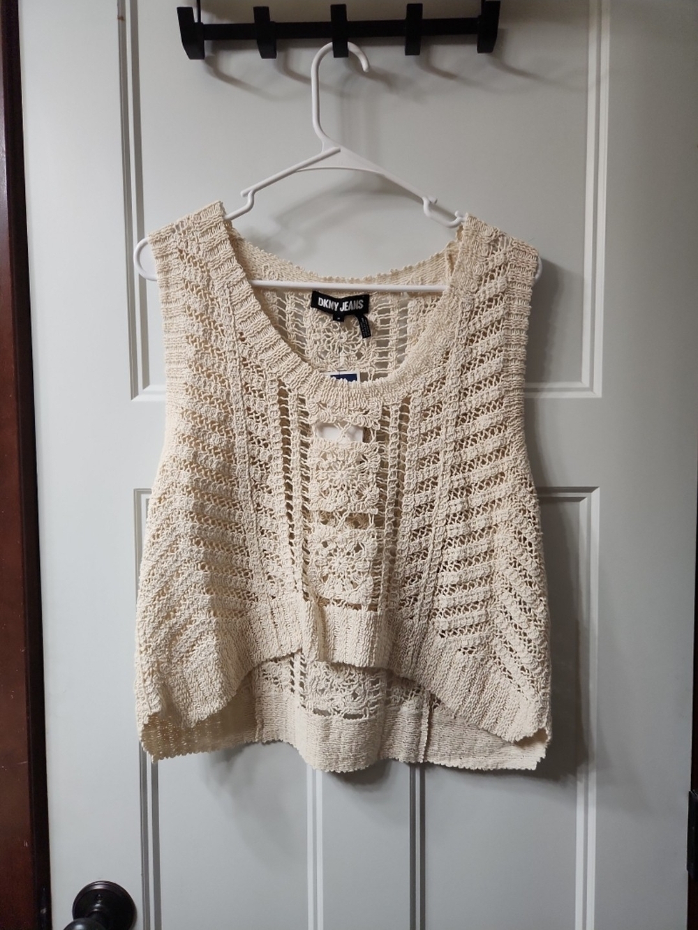 NWT DKNY Crochet Tank Top - M